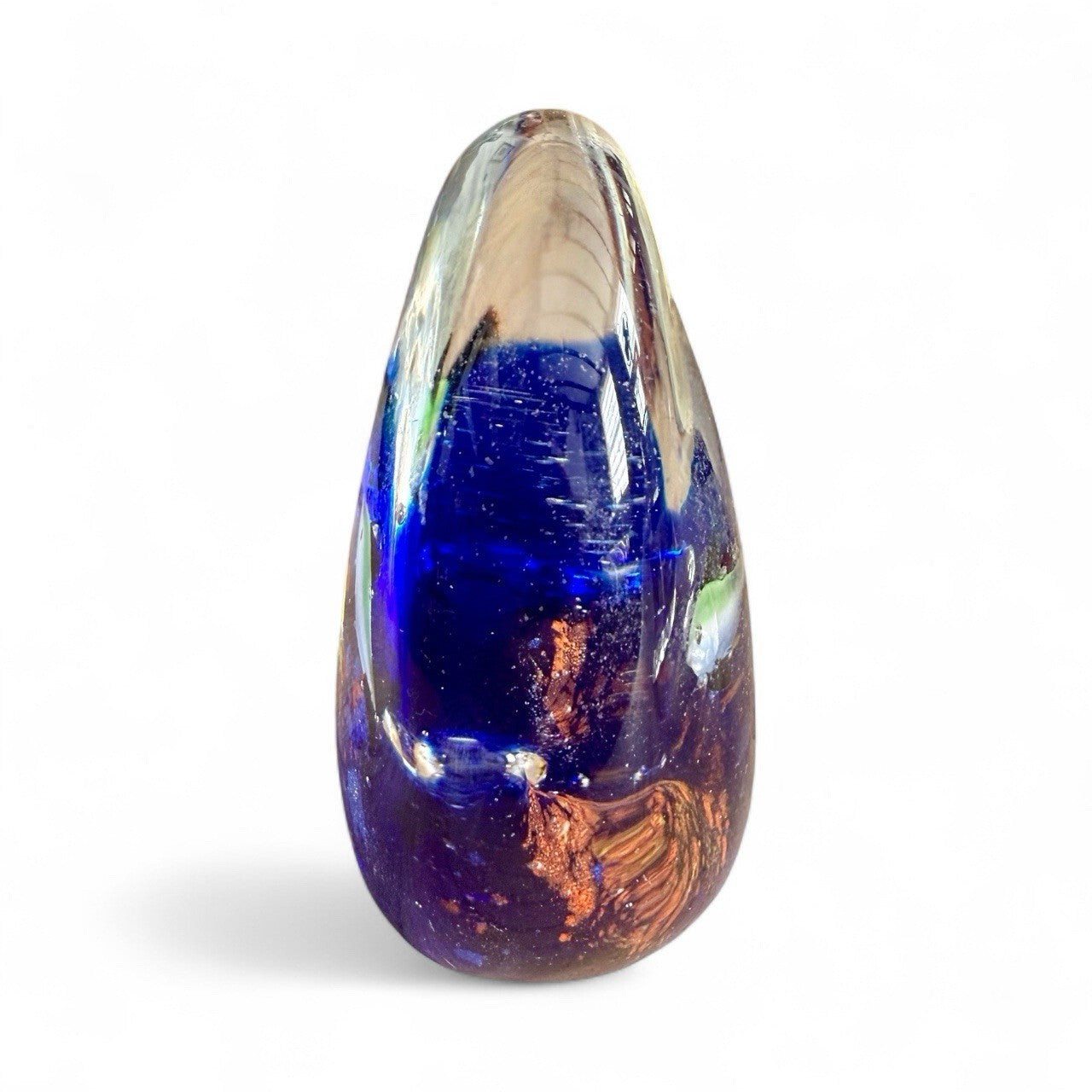 Art Glass Murano Style Aquarium Paperweight