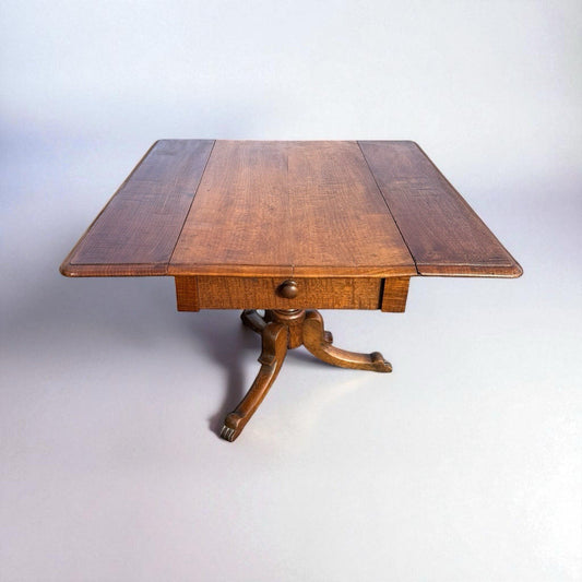 Antique Oak Drop Leaf Table