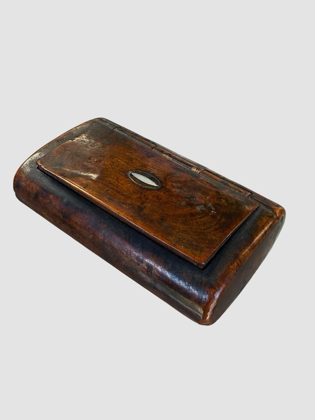 Antique Treen Snuff Boxes Collection 19th Century Wooden Tobacco Boxes