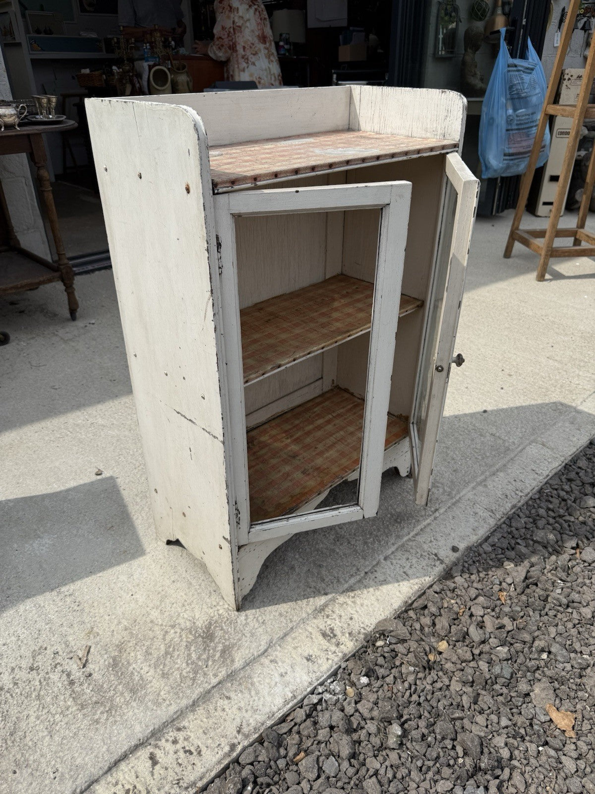 Vintage  Pitch Pine Kitchen Cupboard