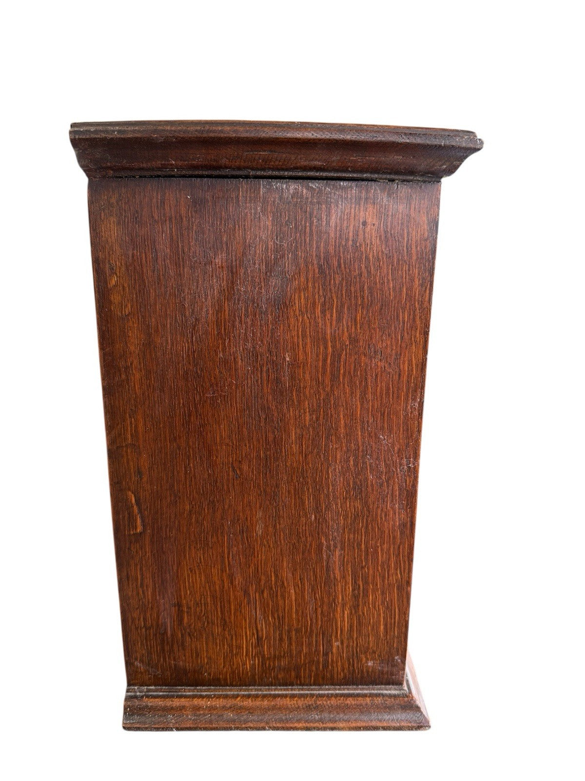 Antique Pipe Smokers Cabinet Tobacco Storage Display Case