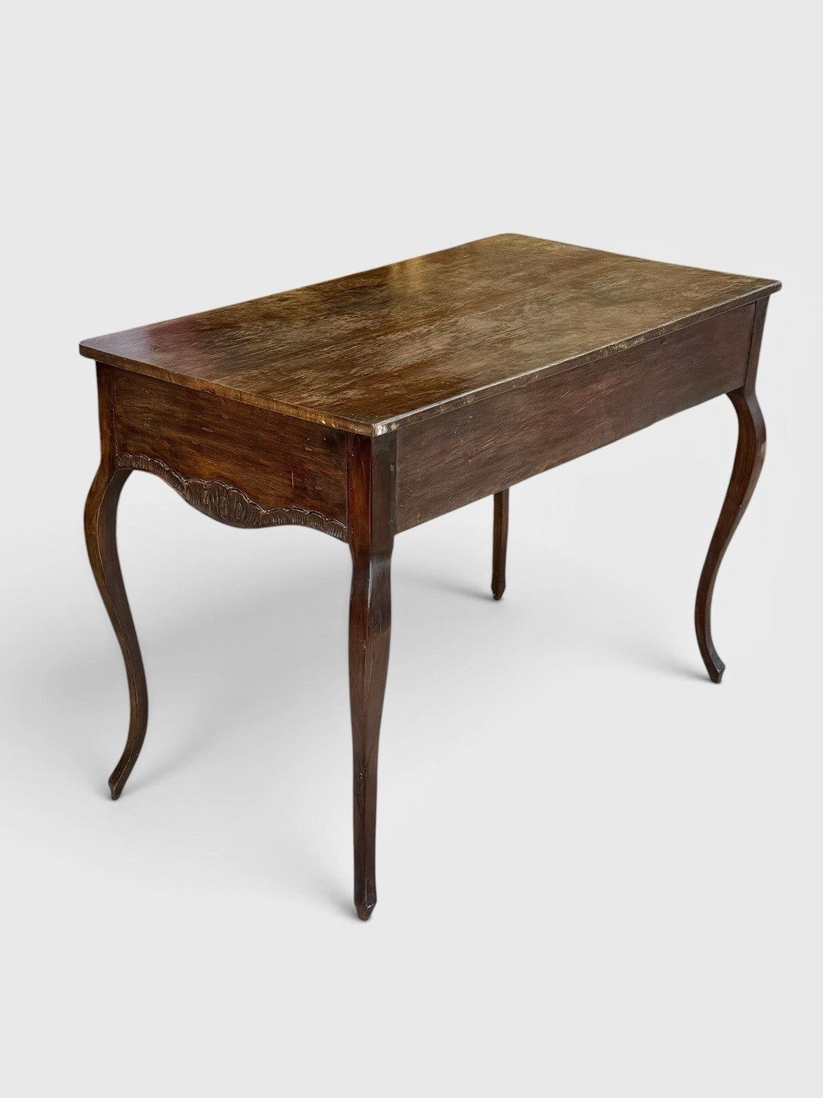 Antique Mahogany Console Table Desk Victorian Writing Table Circa 1890