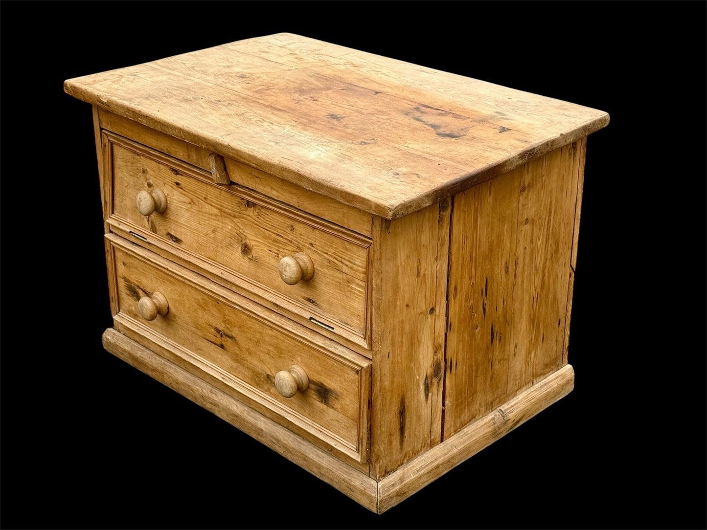 Antique Pine Scratch Built Unit Cupboard