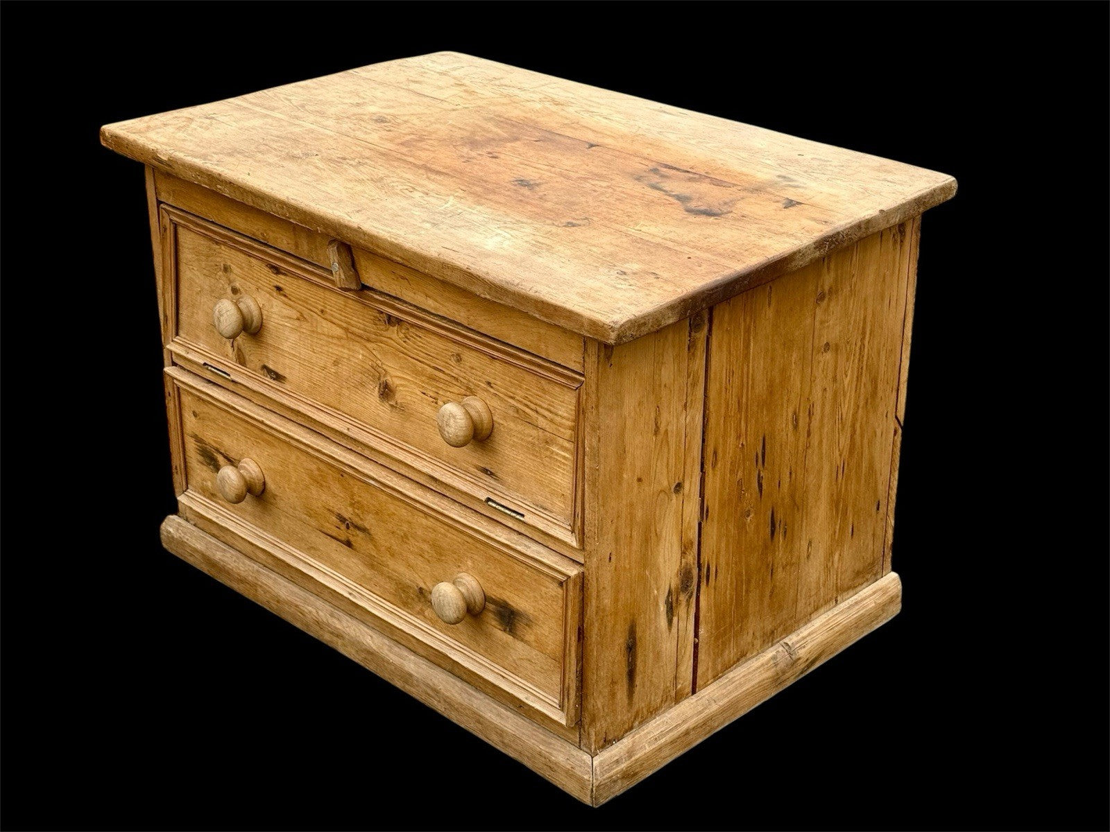 Antique Pine Scratch Built Unit Cupboard