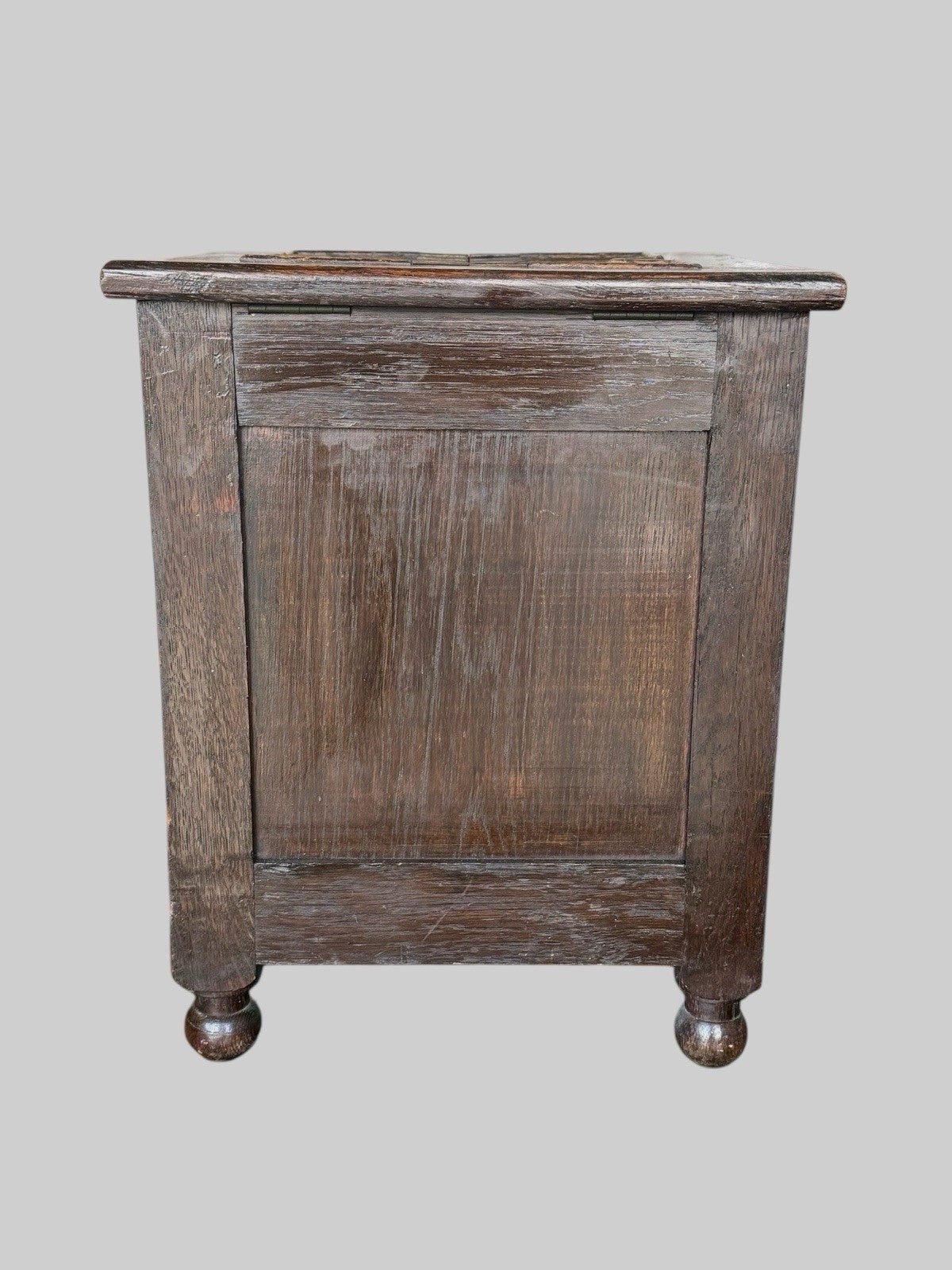 Antique Oak Coal Box c1850 with Original Metal Liner Victorian