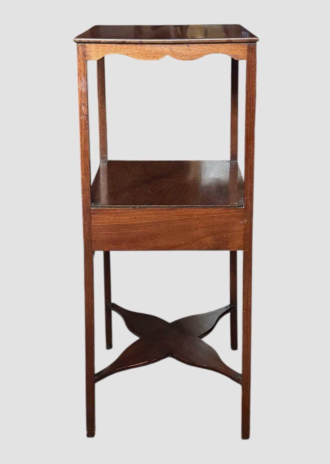Victorian Mahogany Wash Stand Antique Dressing Table 19th Century Furniture