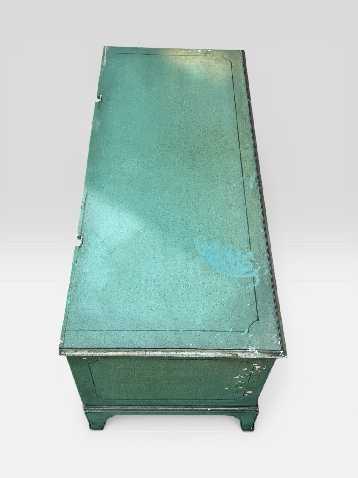 Antique Waring & Gillow Hand Painted Side Cabinet Edwardian Cupboard