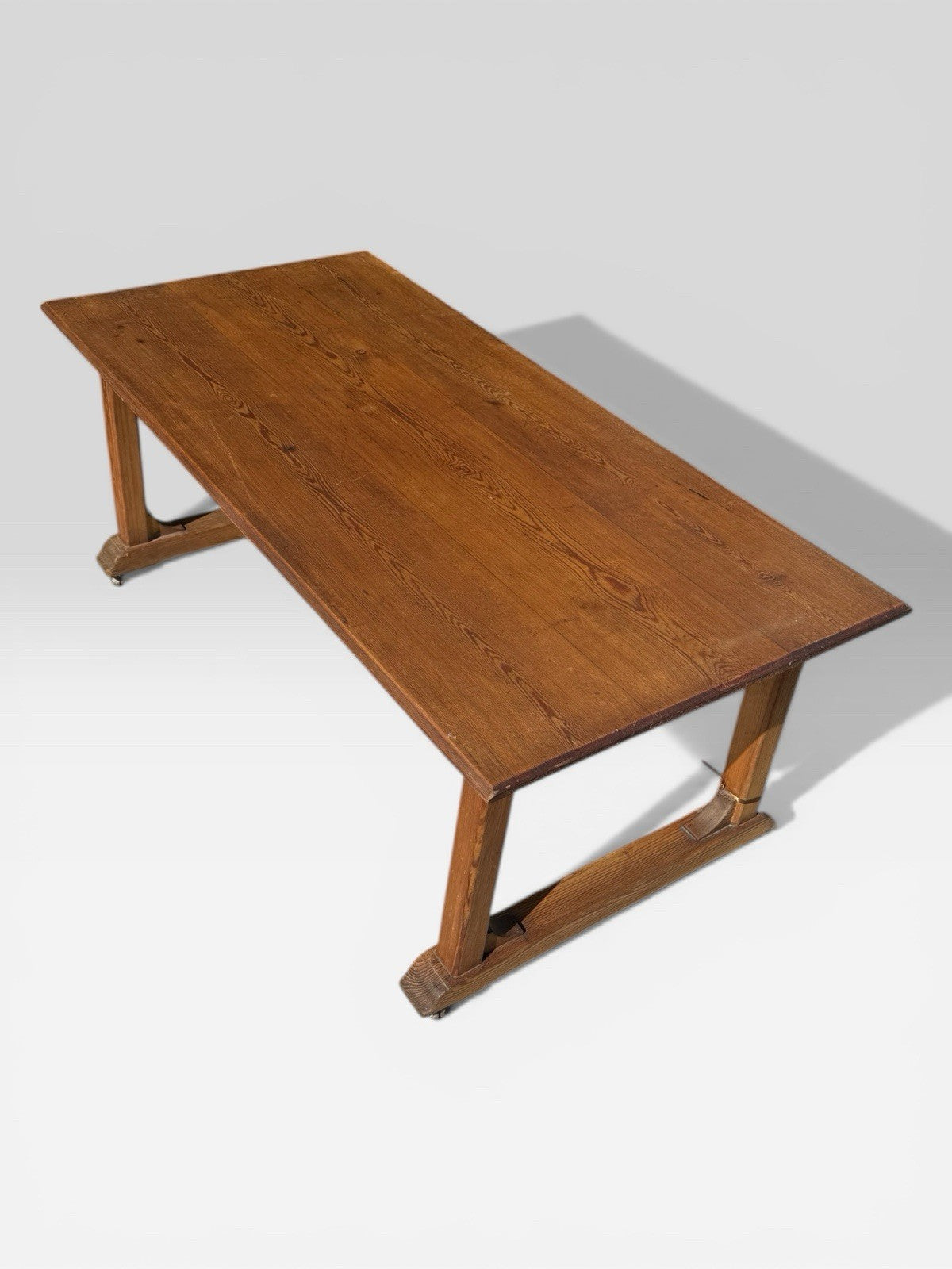 Antique Heals Style Dining Table Early 20th Century Solid Wood UK
