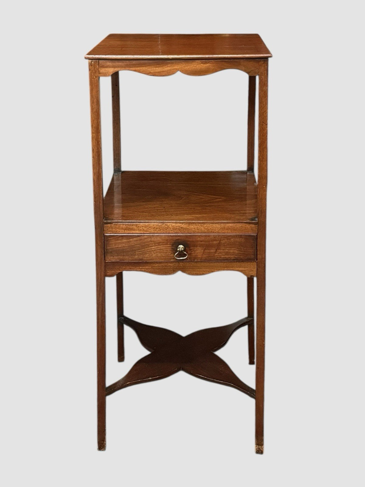 Victorian Mahogany Wash Stand Antique Dressing Table 19th Century Furniture