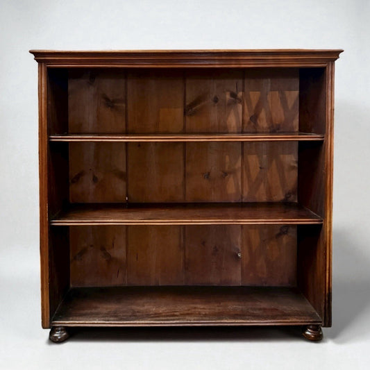 Antique Solid Mahogany Book Case 
