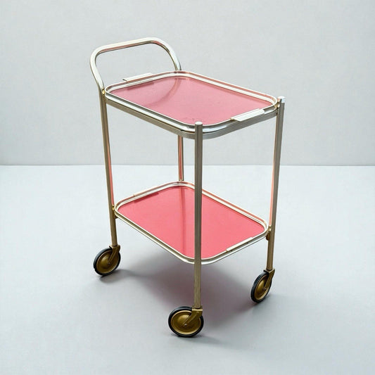 Vintage Retro Drinks Trolley Made By Carefree