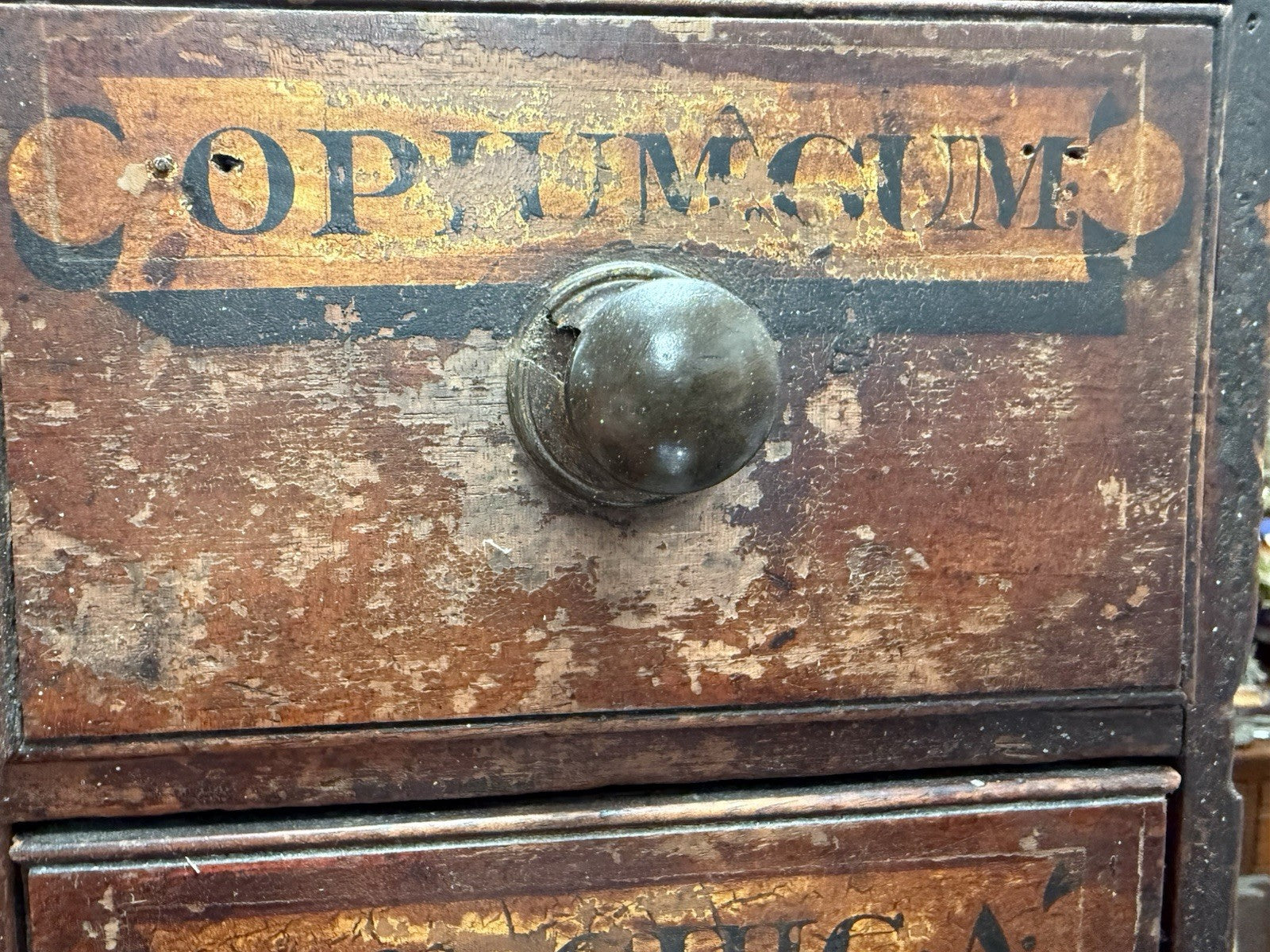 Victorian Apothecary Cabinet Antique Chemist Medicine Drawers Cupboard