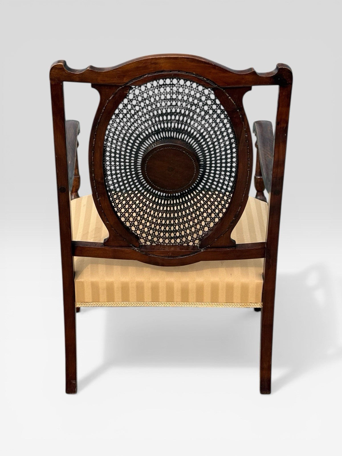 Antique Bergere Chair Cane Seat French Louis Style Armchair Vintage