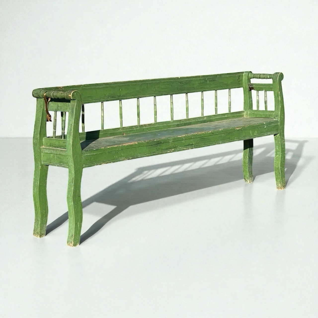 Antique Hungarian Settle Bench 