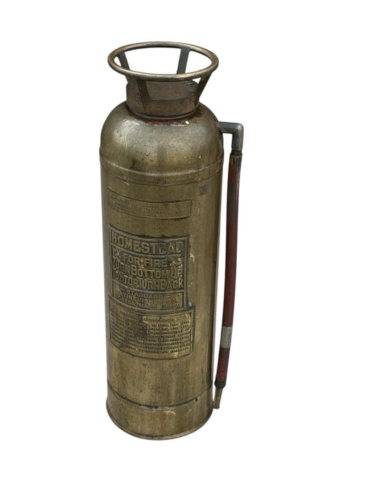 American Antique Brass  Fire Extinguisher 