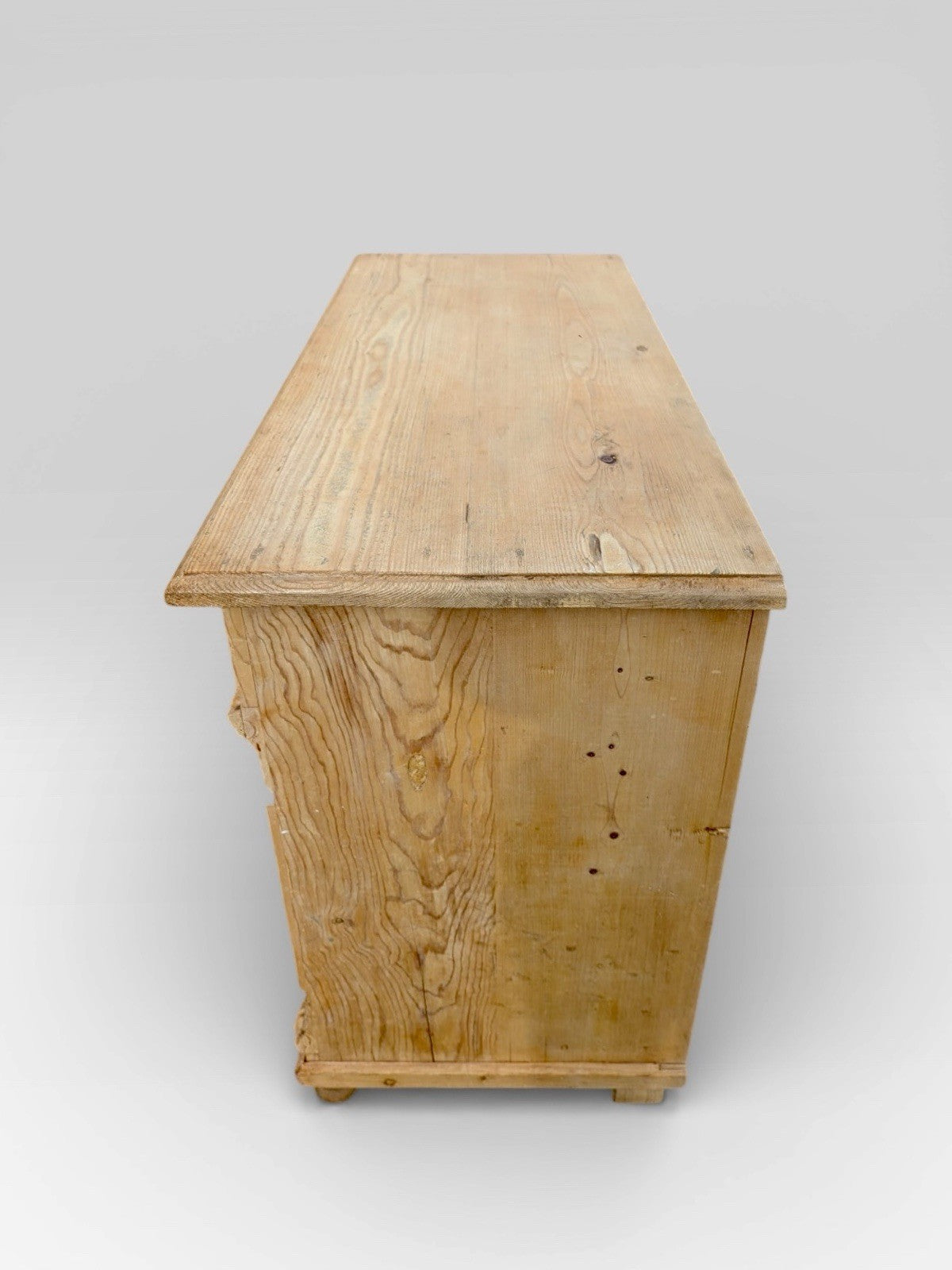 Antique Victorian Pine Chest of Drawers Rustic Country Storage