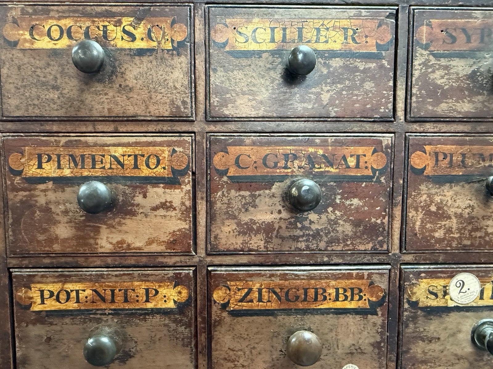 Victorian Apothecary Cabinet Antique Chemist Medicine Drawers Cupboard