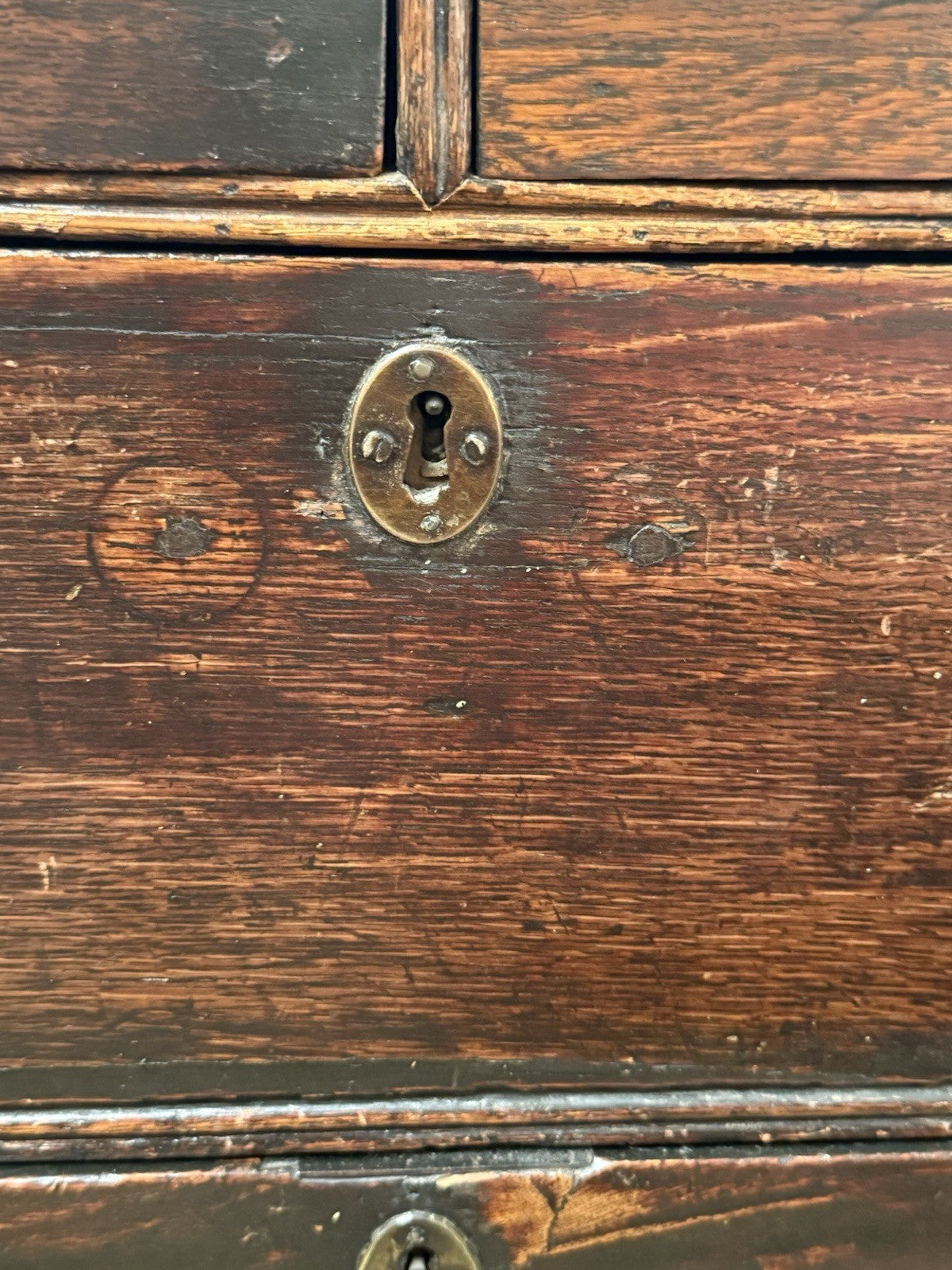 Antique Georgian Oak Chest of Drawers 18th Century English Furniture