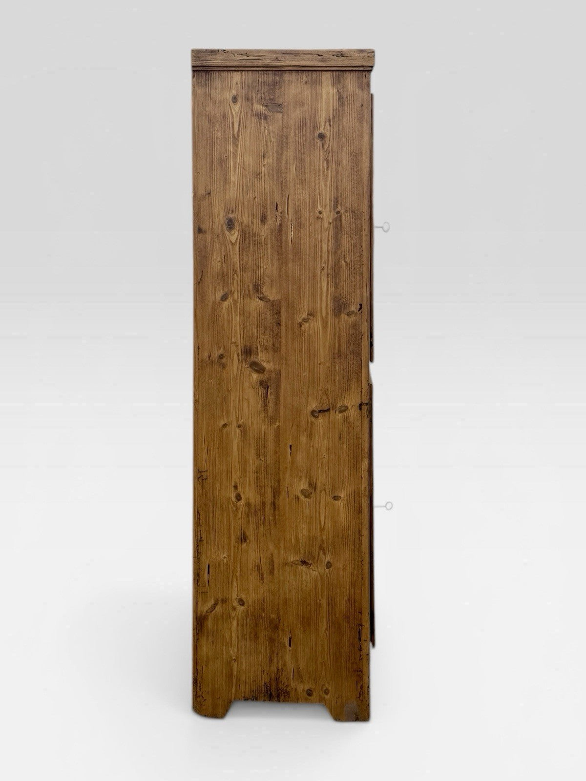 Antique Pine Larder Cupboard Kitchen Pantry Cabinet Rustic Storage 