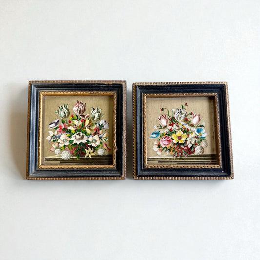 Eric Hayward-Young Oil On Board Pair Of Miniture Still Life Studies