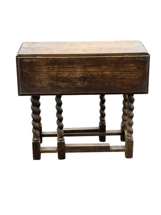 Antique Solid Oak Gate Leg Table
