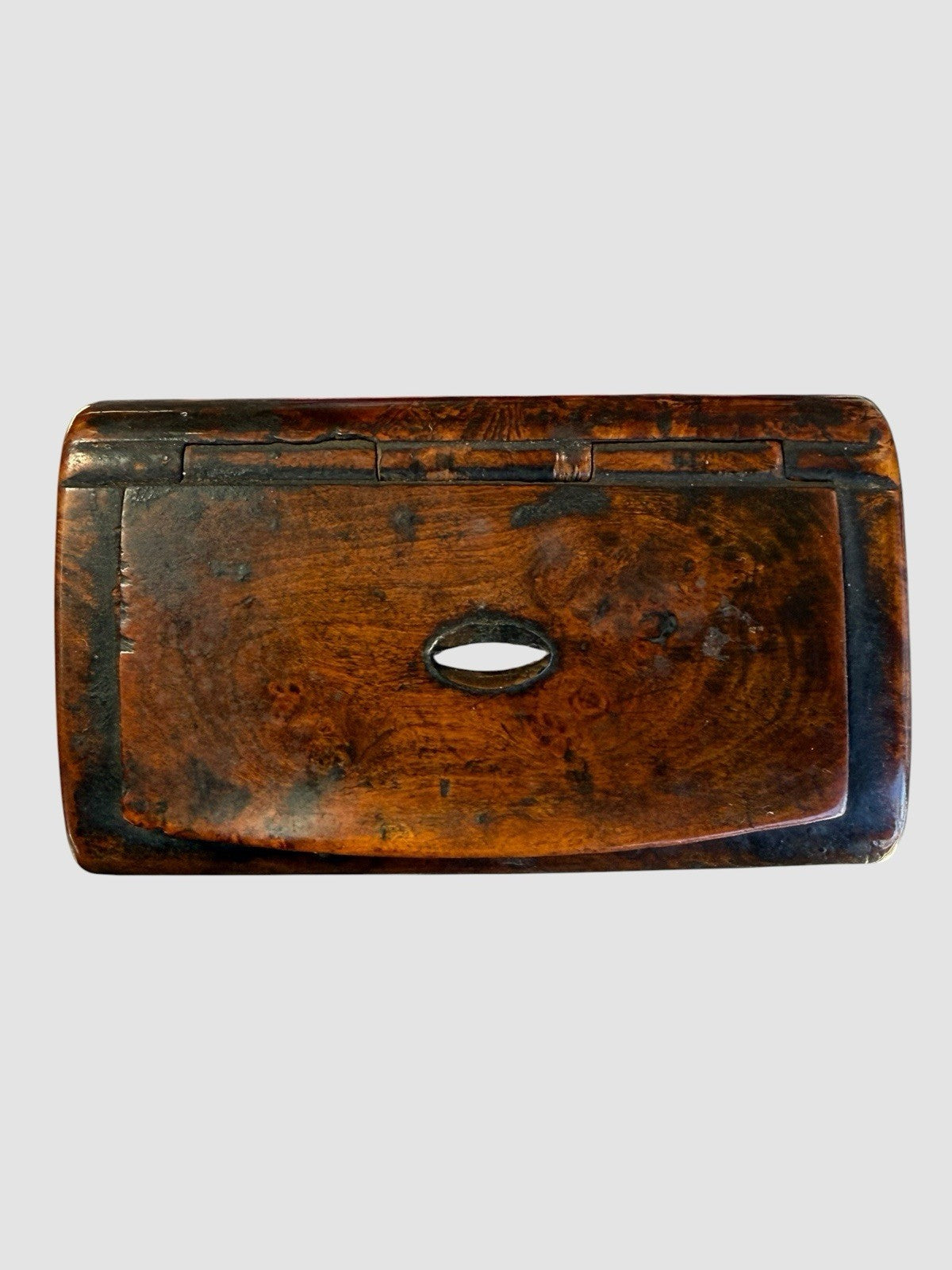 Antique Treen Snuff Boxes Collection 19th Century Wooden Tobacco Boxes