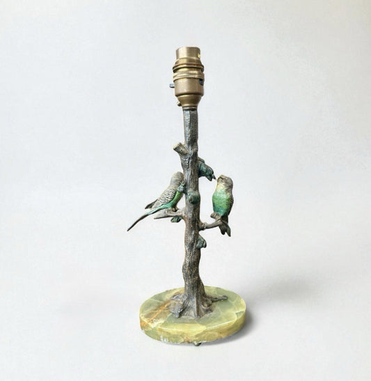Austrian Cold Painted Bronze Table Lamp