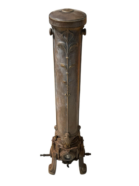 French Art Nouveau Enamel Gas Stove 