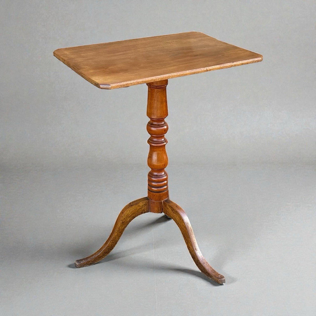Antique Victorian Fruitwood Tilt Top Table Original Finish Side Occasional