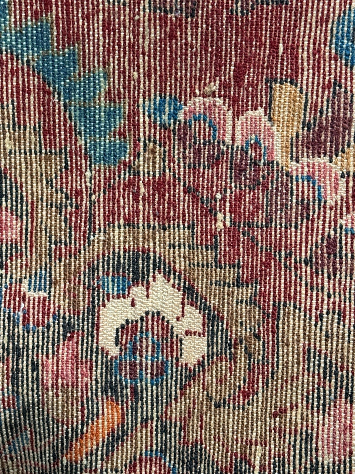 Vintage Rug Hand Knotted Traditional Oriental Carpet