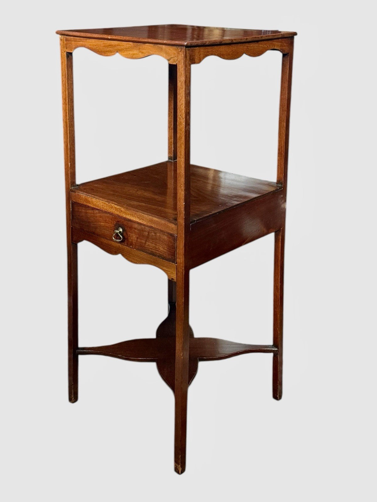 Victorian Mahogany Wash Stand Antique Dressing Table 19th Century Furniture