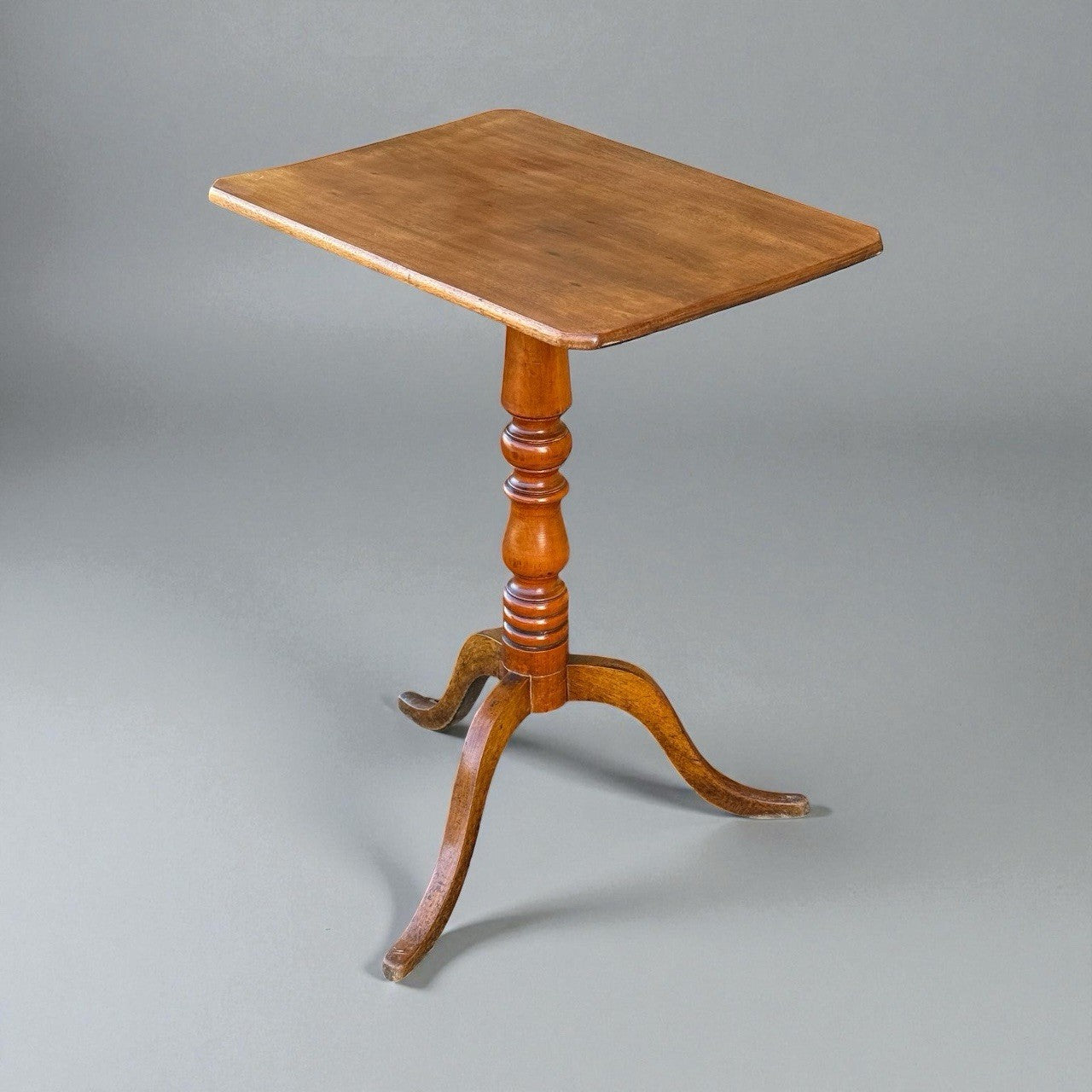 Antique Victorian Fruitwood Tilt Top Table Original Finish Side Occasional