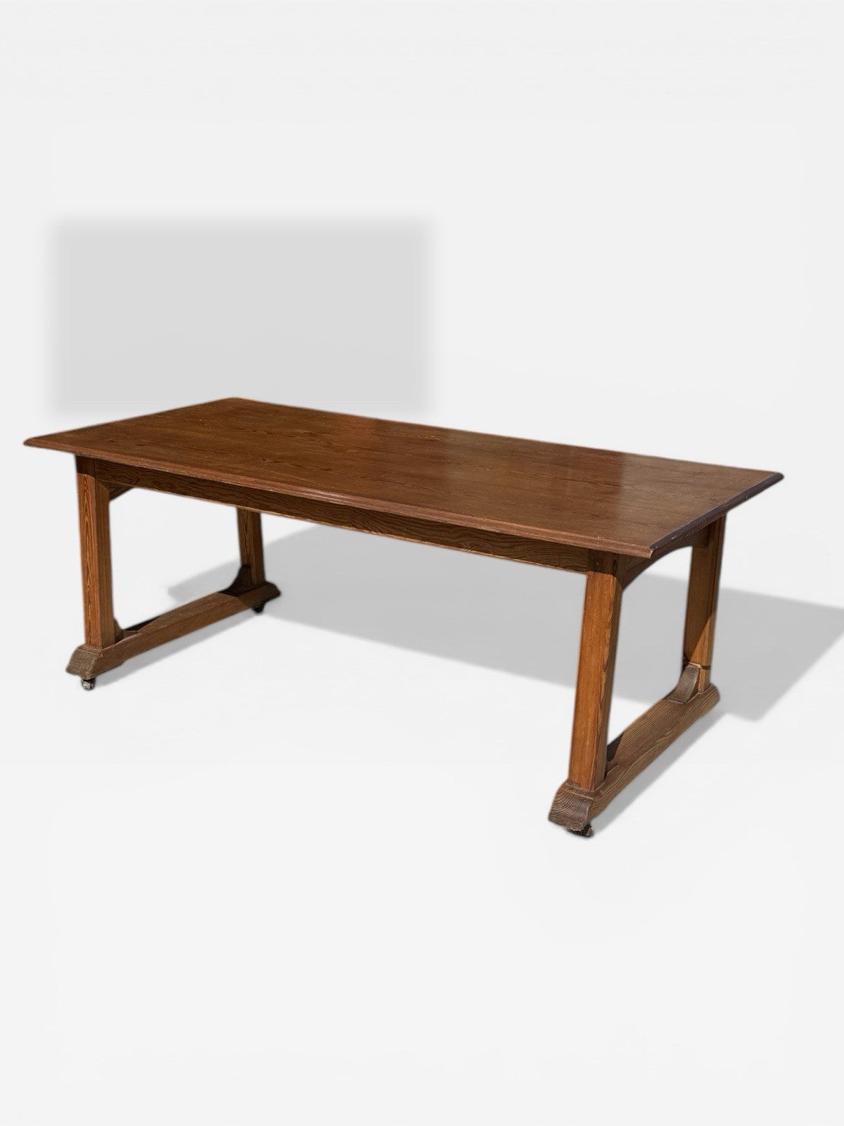 Antique Heals Style Dining Table Early 20th Century Solid Wood UK