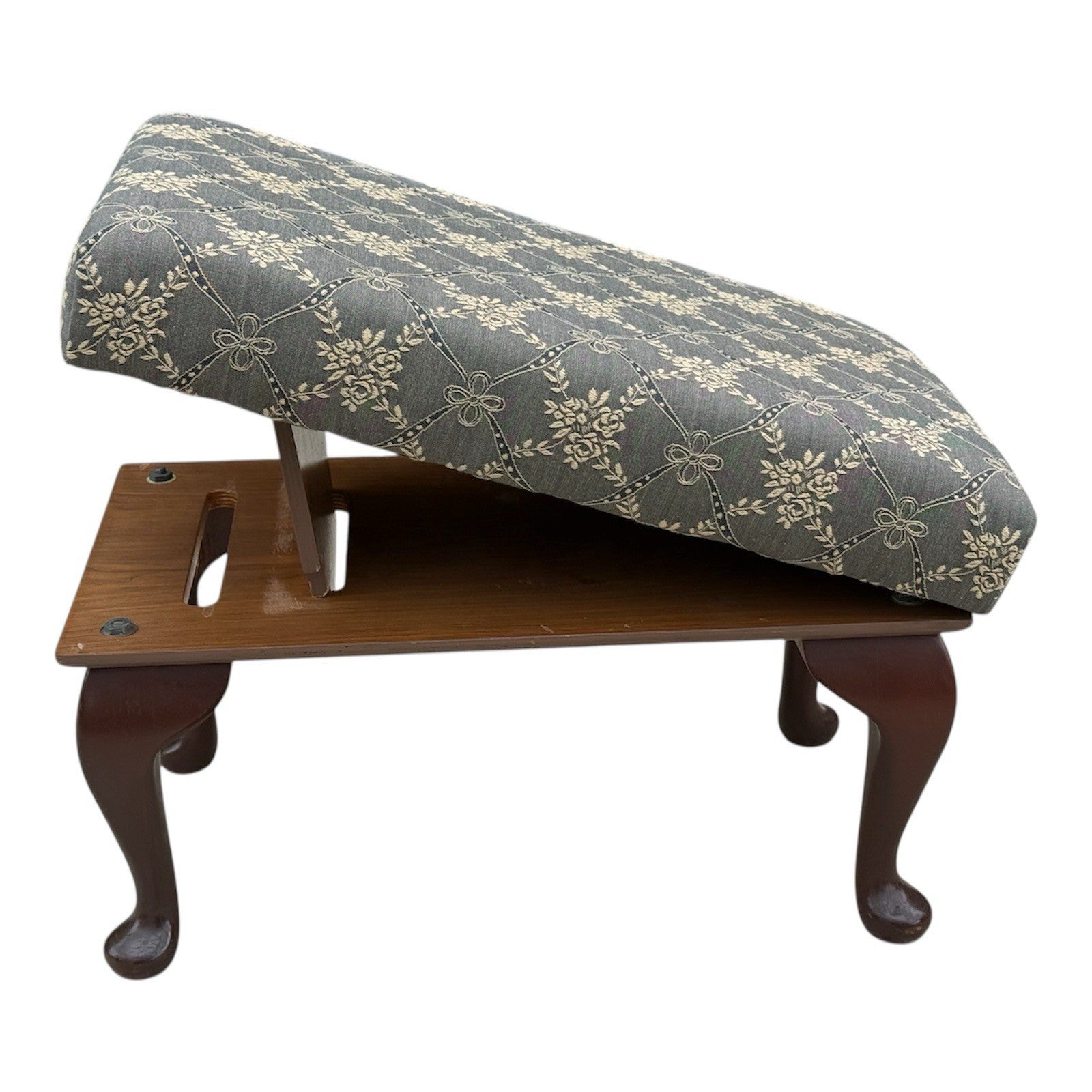 vintage footstool pouffe 