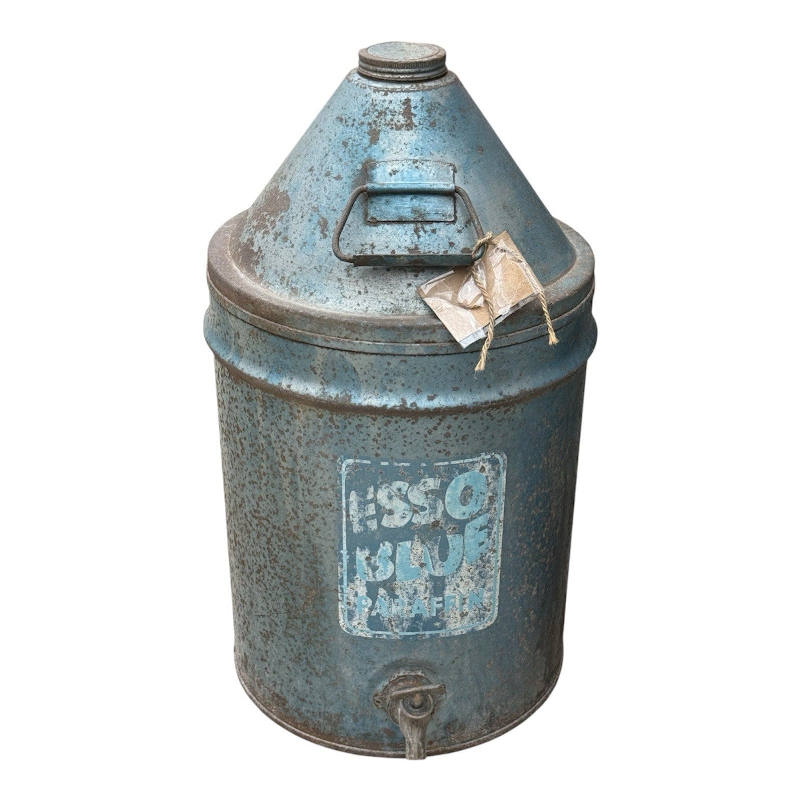 Vintage Esso Blue Parafin Can