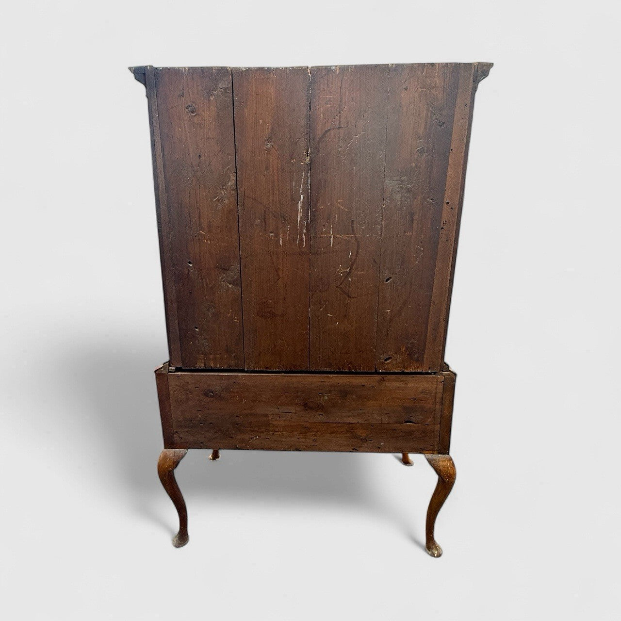 George II Walnut & Feather Chest On Stand 