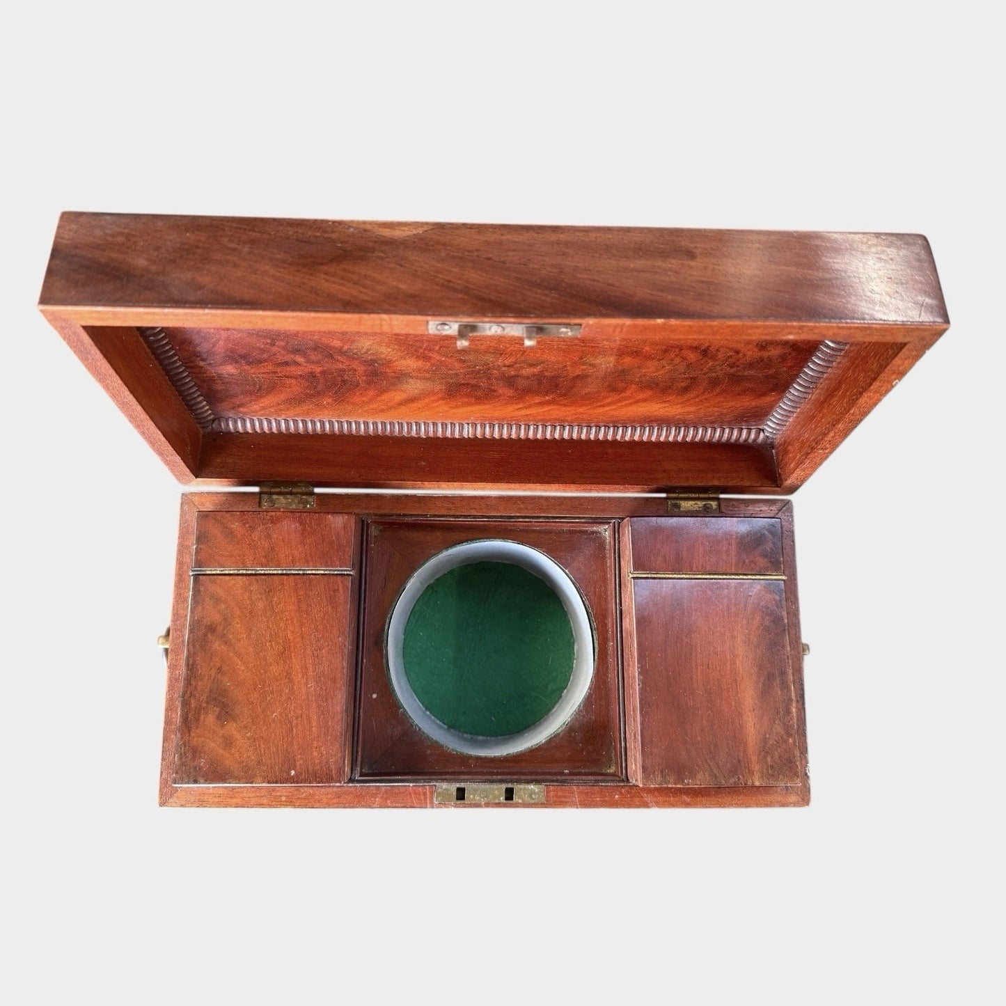 Antique Regency Tea Caddy Early 19th Century Wooden Tea Chest