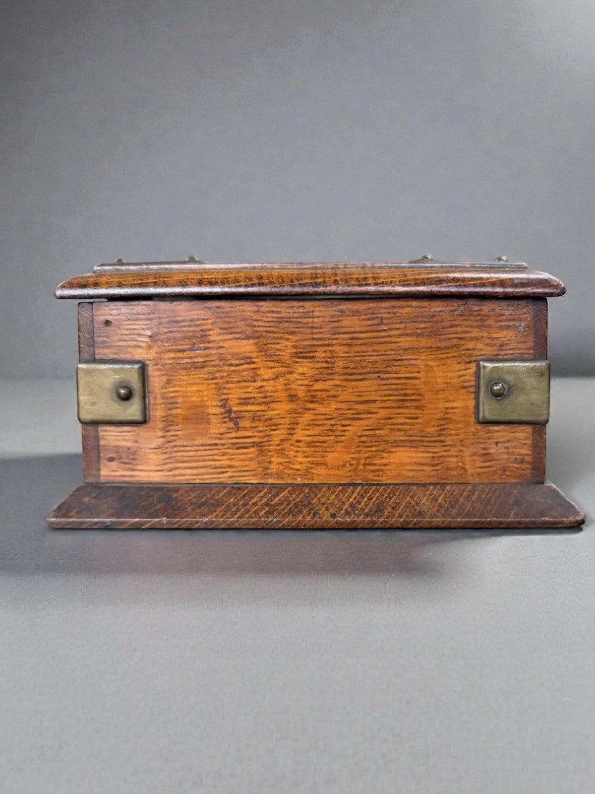 Antique Cigar Case, English, Oak, Cedar, Desktop Humidor, Edwardian, Circa 1910