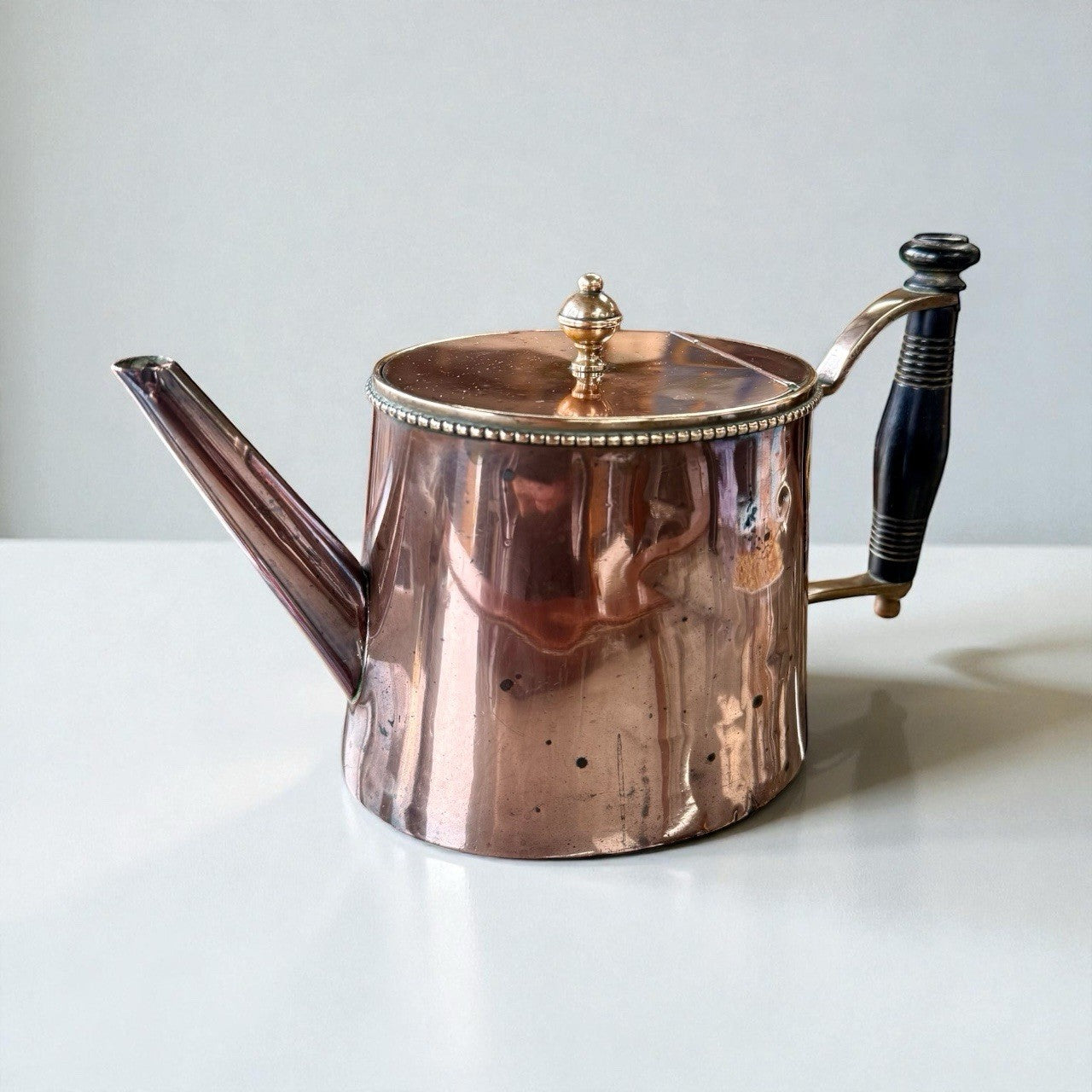 Victorian Copper Kettle WM Soutter 