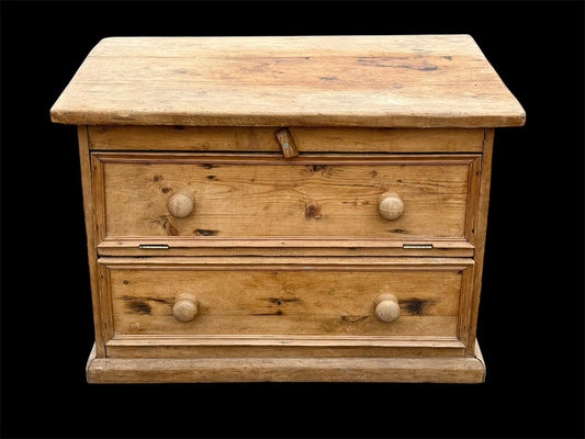 Antique Pine Scratch Built Unit Cupboard
