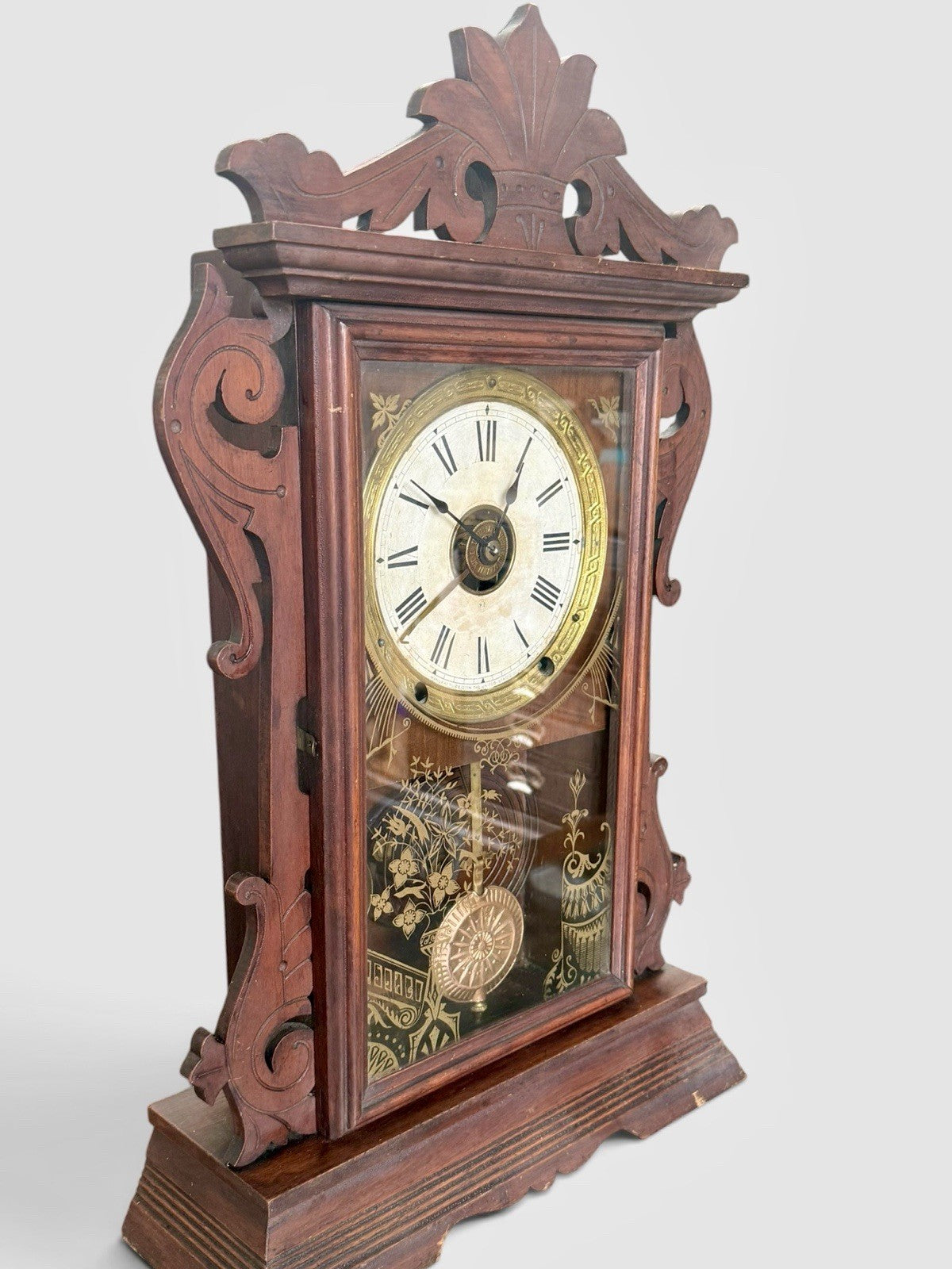 Antique Ansonia Mantel Clock Victorian Antique Decorative Clock