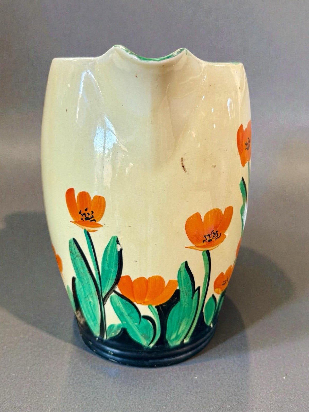 Vintage Myott Lemonade Jug English Staffordshire Pottery Serving Pitcher