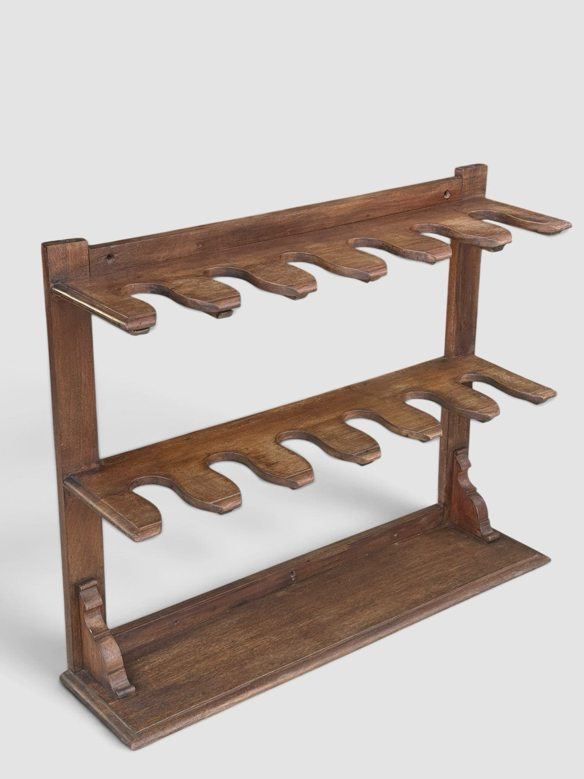Antique 19th Century Mahogany Boot Rack Victorian Hallway Shoe Stand