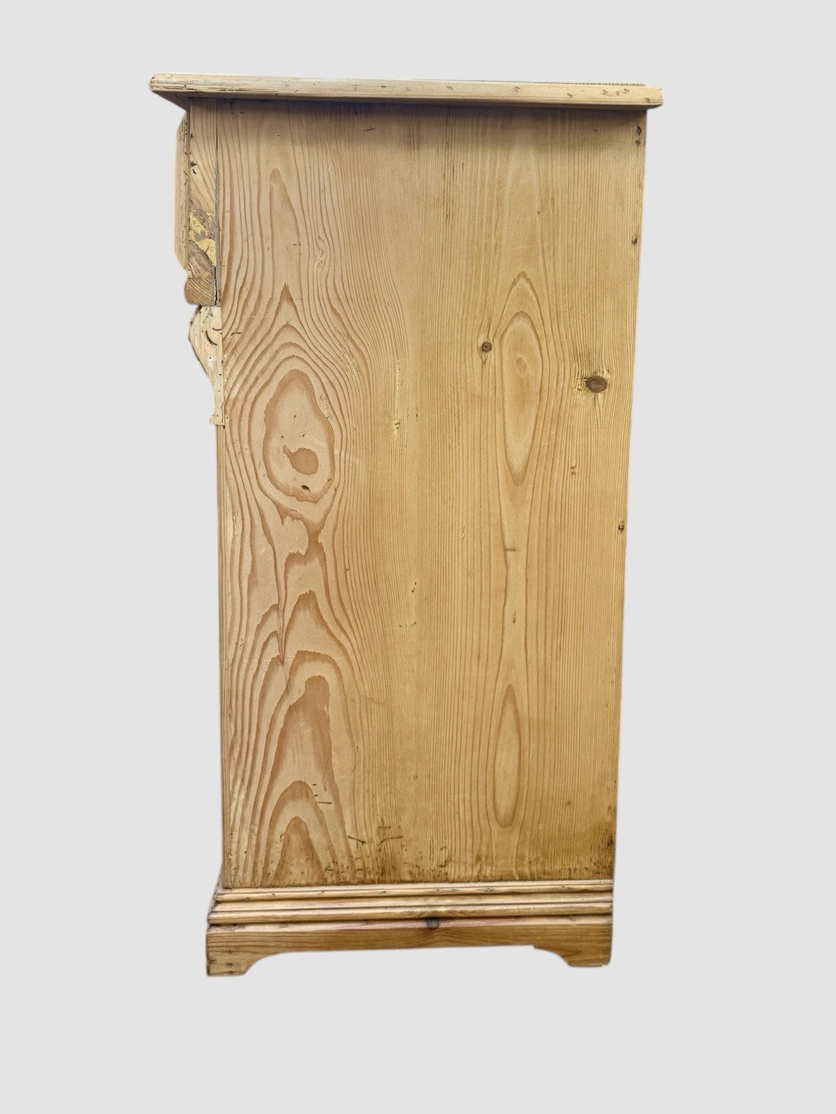 Victorian Stripped Pine Sideboard 19th Century Antique Storage Cabinet
