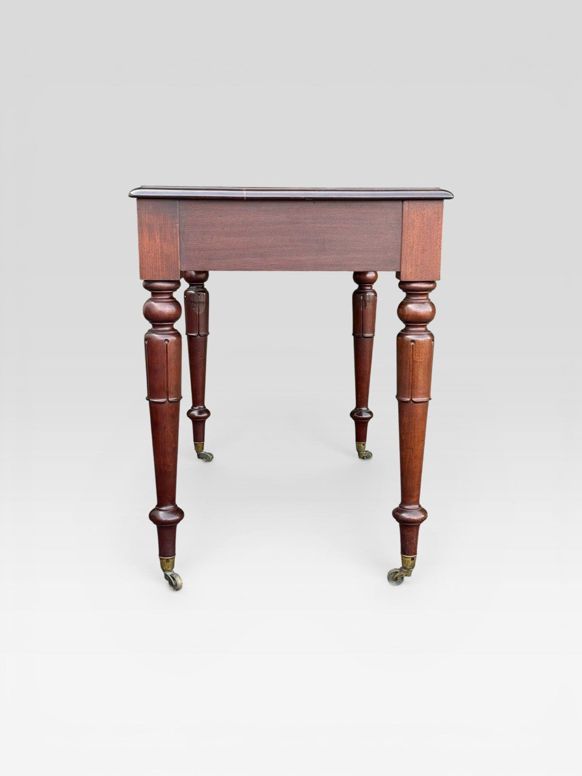 Antique Mahogany Side Table by J A Mein Edinburgh Cabinet Maker Victorian