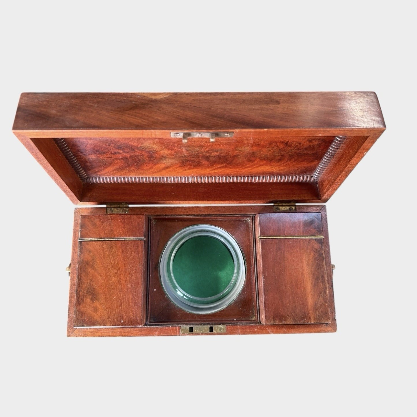 Antique Regency Tea Caddy Early 19th Century Wooden Tea Chest