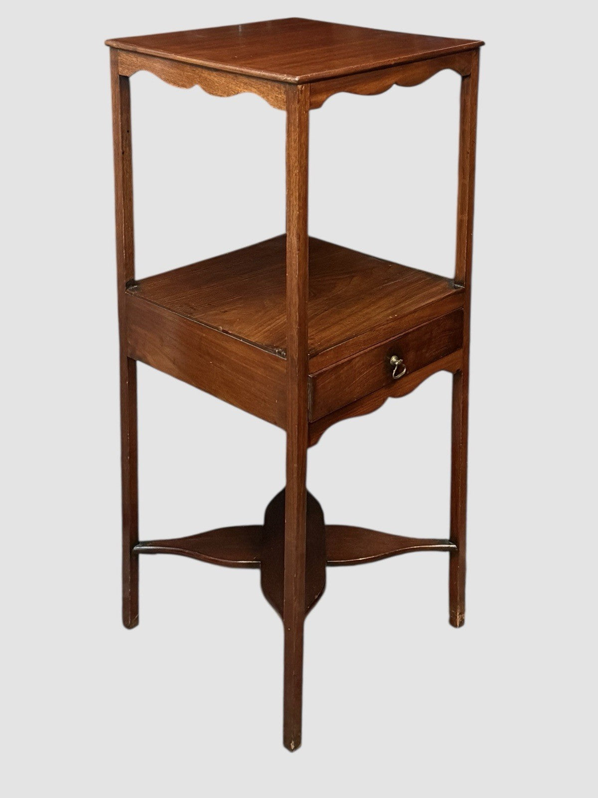 Victorian Mahogany Wash Stand Antique Dressing Table 19th Century Furniture