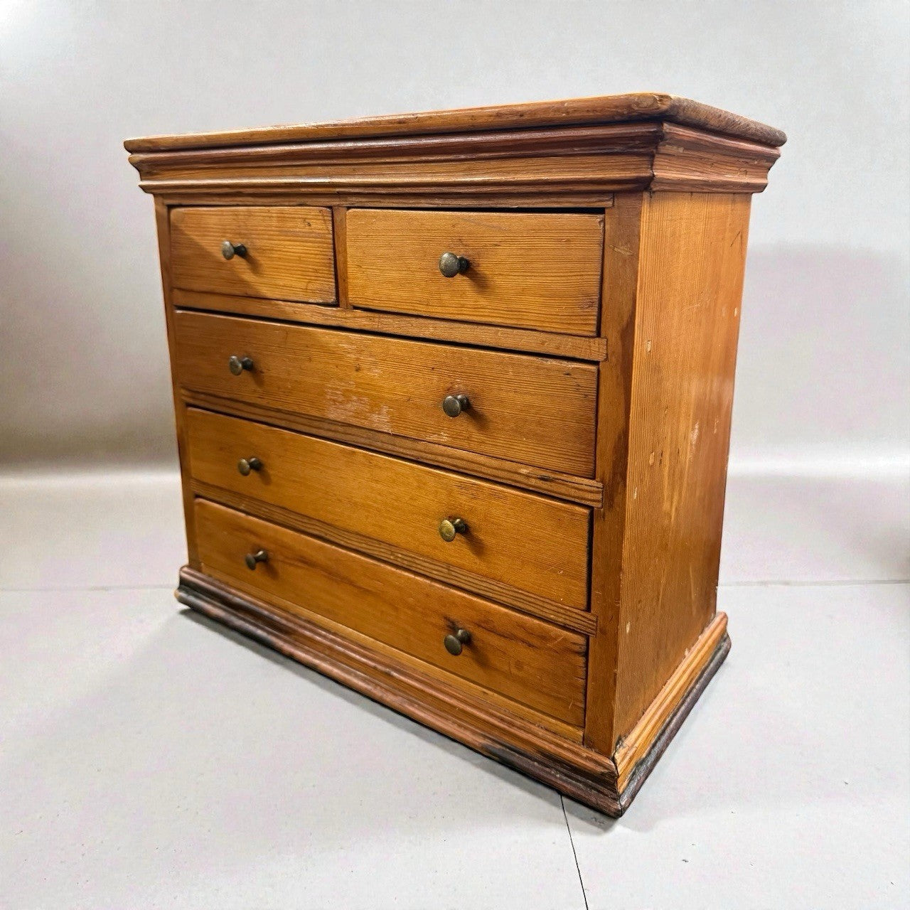 Vintage Wooden Collectors Drawers Cabinet Storage Chest Display Unit