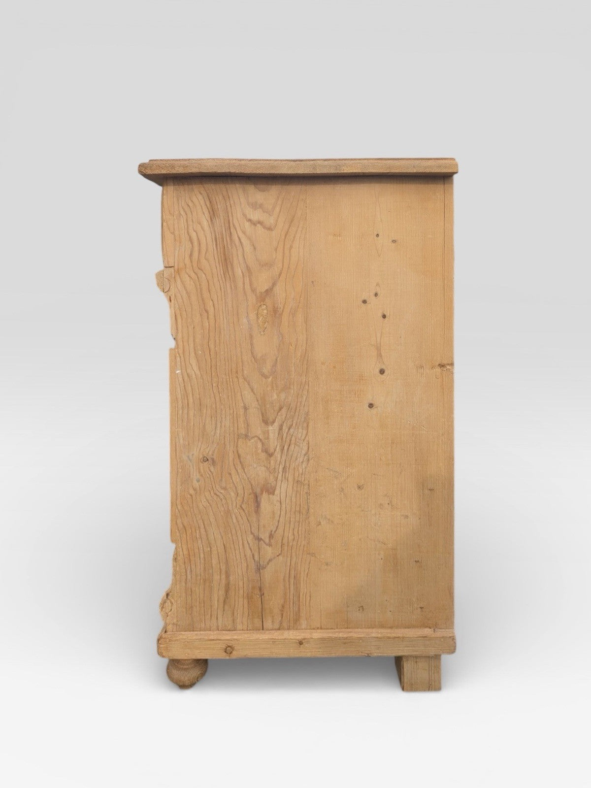 Antique Victorian Pine Chest of Drawers Rustic Country Storage