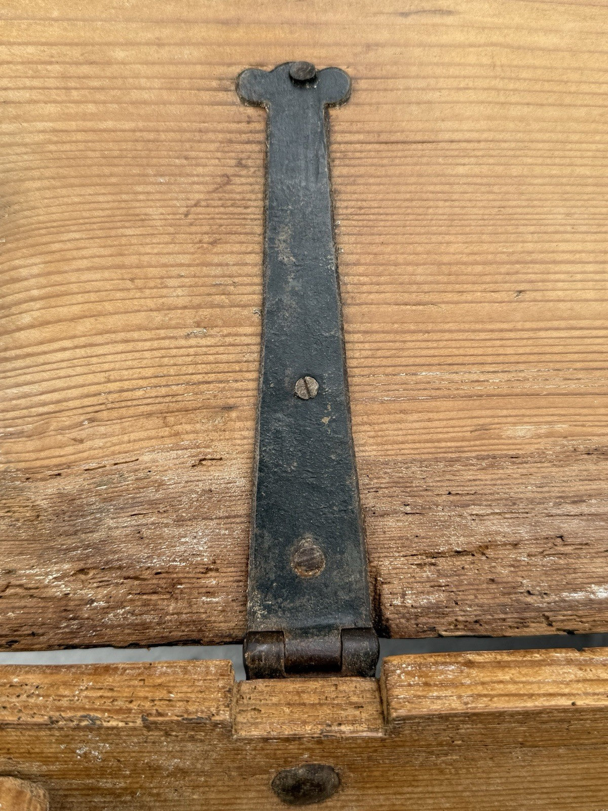 Antique Pine Blanket Box Musket Chest Gun Case 